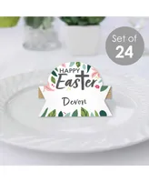 Religious Easter Christian Party Buffet Card Setting Name Place Cards 24 Ct