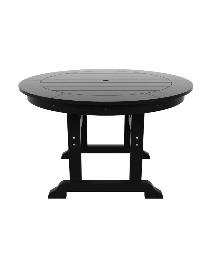 WestinTrends 47" Round Outdoor Patio Dining Table