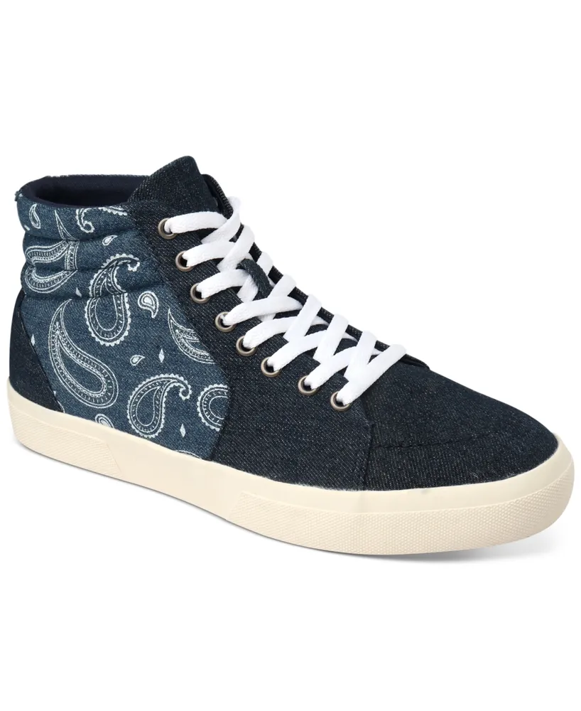 Sun + Stone Men's Jett Paisley High-Top Sneaker, Created for Macy's