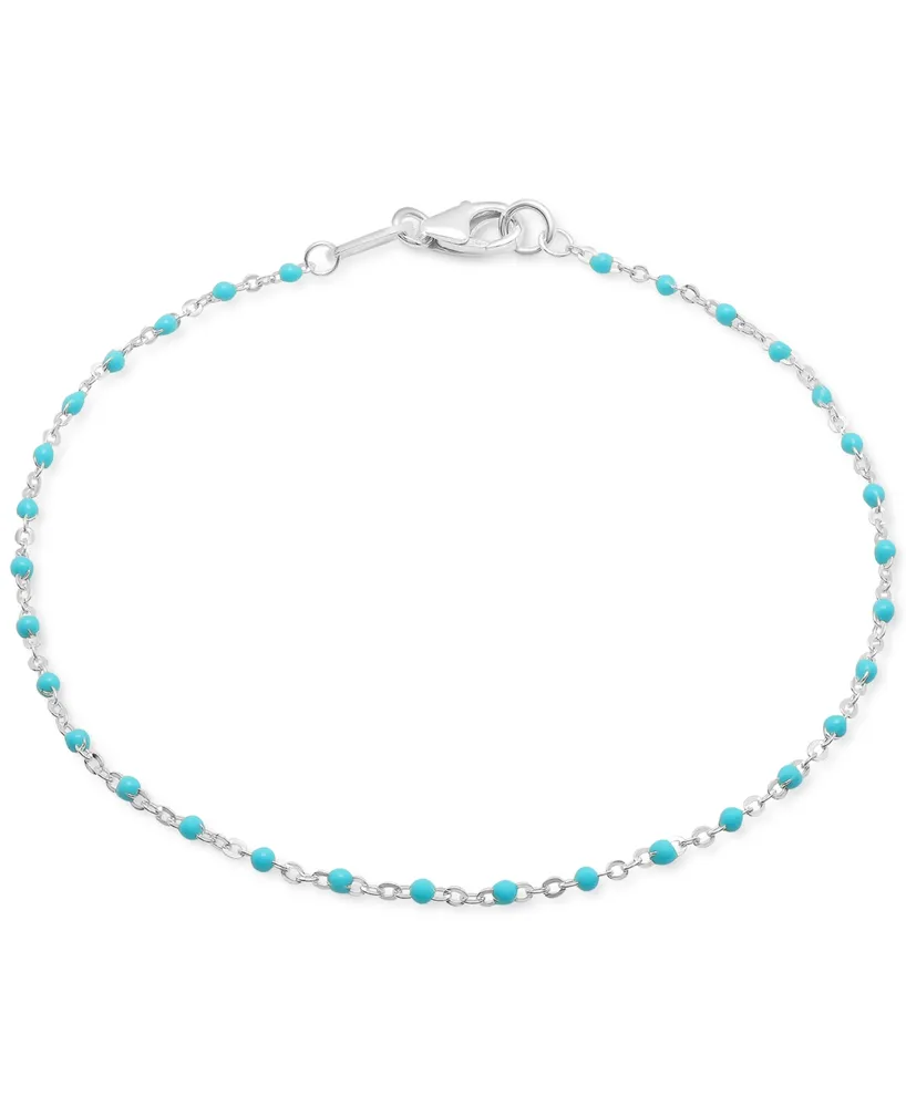 Giani Bernini Enamel Bead Bracelet, Created for Macy's