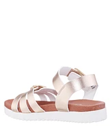 Nina Big Girls Lacey Season Fastening Strap Sandals