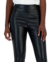 I.n.c. International Concepts Women's Faux-Leather Leggings, Created for Macy's