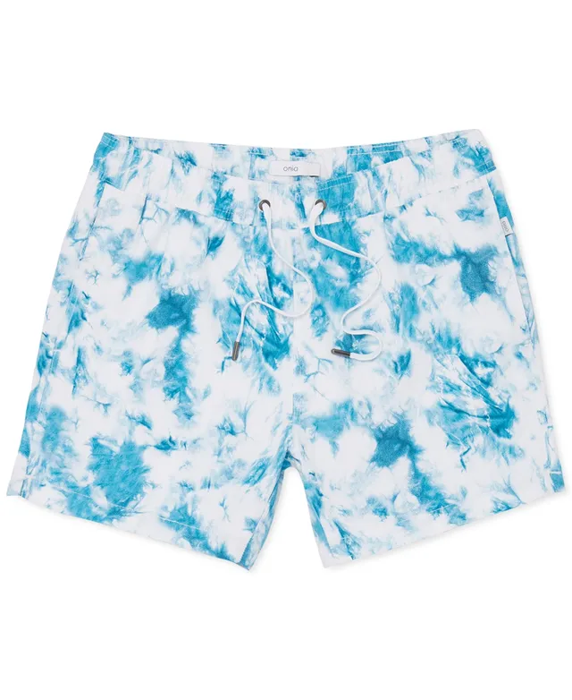 Onia Men's Charles Watercolor Floral-Print 5 Swim Trunks