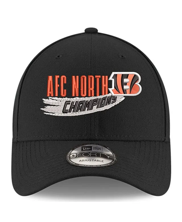 Men's New Era Heather Gray Cincinnati Bengals 2022 AFC North Division  Champions Locker Room 9FORTY Adjustable Hat