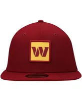 Men's New Era Burgundy Washington Commanders Gridlock 9Fifty Trucker Snapback Hat