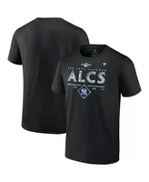 Men's Fanatics Black New York Yankees 2022 Division Series Winner Locker Room Big and Tall T-shirt