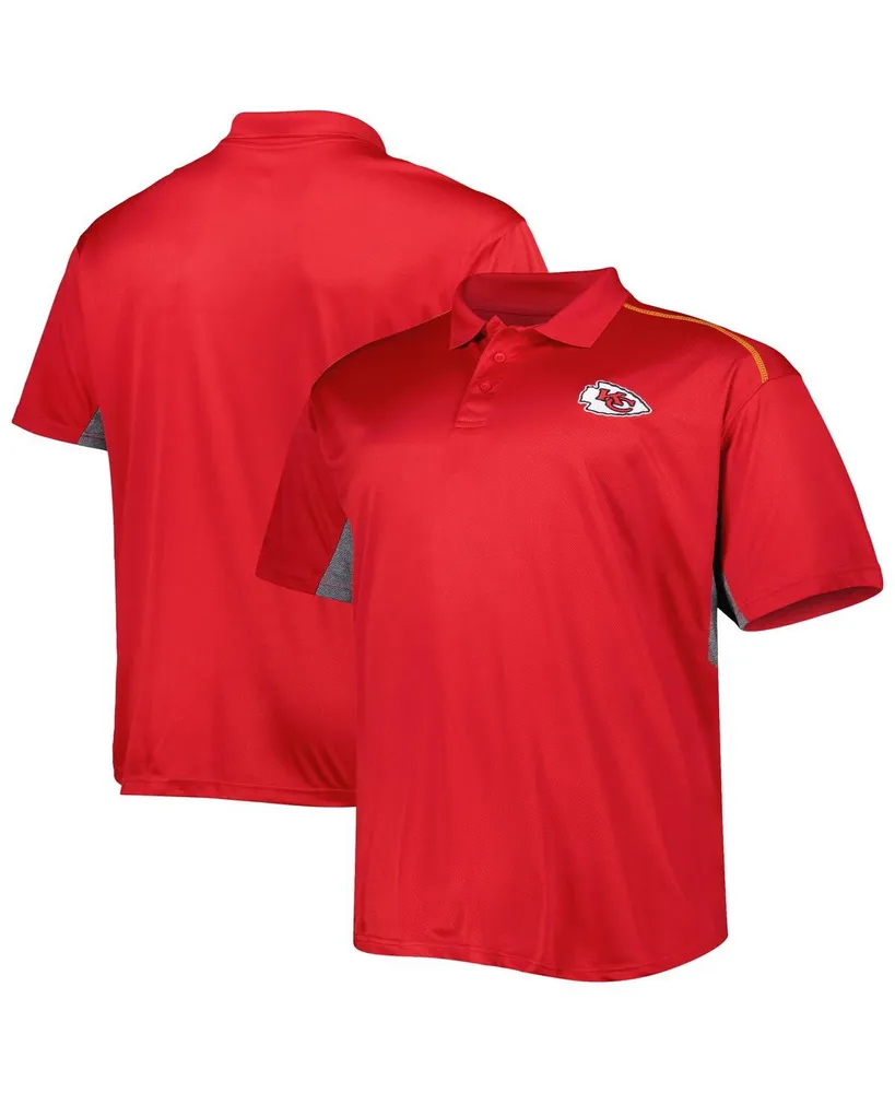 Kansas City Chiefs Primary Logo Colorblock Polo - Red/Gold