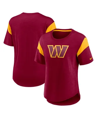 Women's Nike Burgundy Washington Commanders Primary Logo Fashion Top