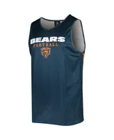 Men's Foco Navy Chicago Bears Colorblock Mesh V-Neck and Shorts Set