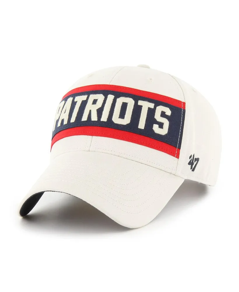Men's '47 Brand Cream New England Patriots Crossroad Mvp Adjustable Hat