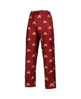 Men's Concepts Sport Maroon Minnesota Golden Gophers Logo Flagship Allover Print Pants