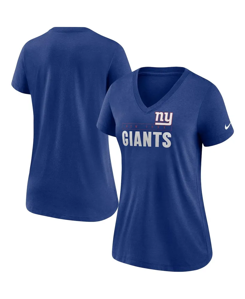 Women's Nike Royal New York Giants Logo Essential T-Shirt