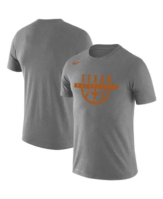 Men's Nike Gray Texas Longhorns Basketball Drop Legend Performance T-shirt