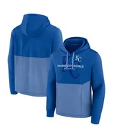 Men's Fanatics Royal, Heather Royal Kansas City Royals Call the Shots Pullover Hoodie