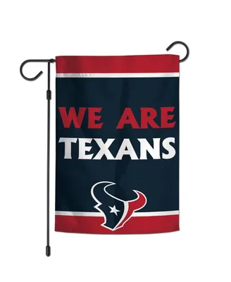 Men's and Women's We Are Texans Wincraft Houston Texans Team 2-Sided 12'' x 18'' Garden Flag