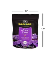 Sun Gro Horticulture Black Gold African Violet Mix, 8 Quart Bag