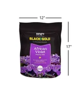 Sunjoy Sun Gro Horticulture Black Gold African Violet Mix, 8 Quart Bag