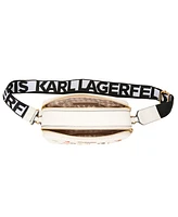 Karl Lagerfeld Paris Maybelle Double Zip Charm Crossbody