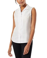 Jones New York Women's Cotton Easy-Care Sleeveless Shirt