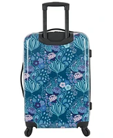 Bella Caronia 3 Piece Rolling Hardside Luggage Set with 4 Wheel Spinners