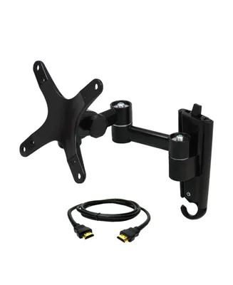 MegaMounts Full Motion Wall Mount for 13-30 in. Displays with Hdmi Cable