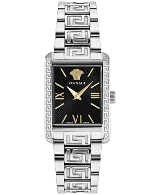 Versace Women's Swiss Tonneau Stainless Steel Bracelet Watch 23x33mm