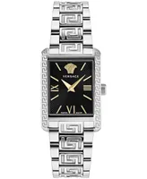 Versace Women's Swiss Tonneau Stainless Steel Bracelet Watch 23x33mm