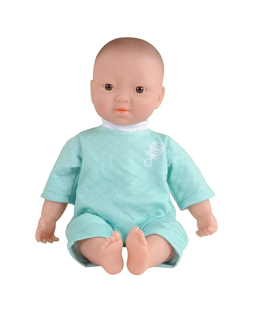 Kaplan Early Learning Soft Body 16" Doll with Blanket - Mint Green Outfit