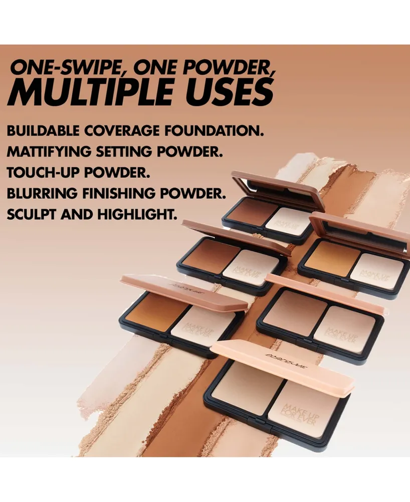 Make Up For Ever Hd Skin Matte Velvet Undetectable Longwear Blurring Powder Foundation