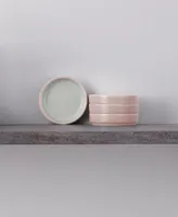 Noritake Colortex Stone Stax Mini Plates, Set of 4