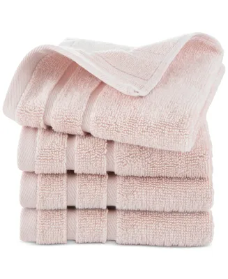 Clean Design Home x Martex Low Lint 4 Pack Supima Cotton Washcloths