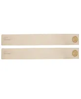 Sunnydaze Decor Indoor/Outdoor Polyester Curtain Tiebacks - Beige - Set of 2