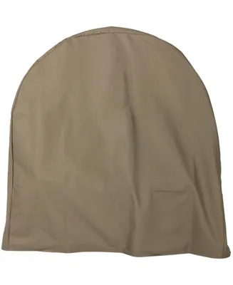 Firewood Log Hoop Cover - Heavy-Duty Outdoor Weather-Resistant Polyester with Pvc Backing - 40-Inch - Khaki