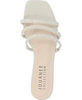 Journee Collection Women's Camarie Studded Sandals