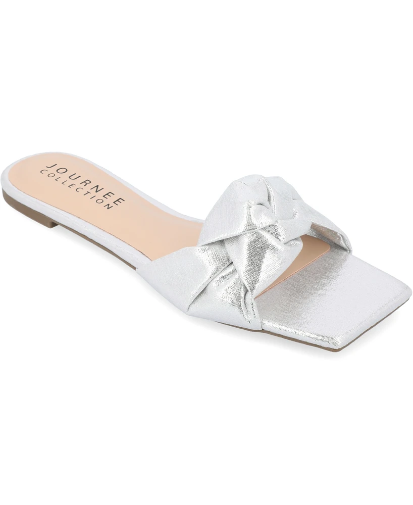 Journee Collection Women's Dianah Knotted Sandals