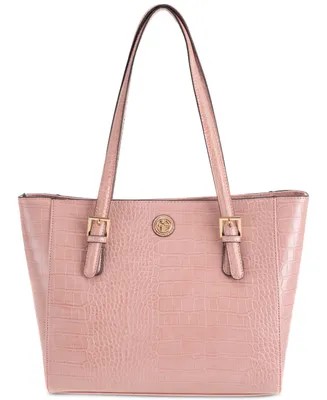 Giani Bernini Croc-Embossed Tote, Created for Macy's