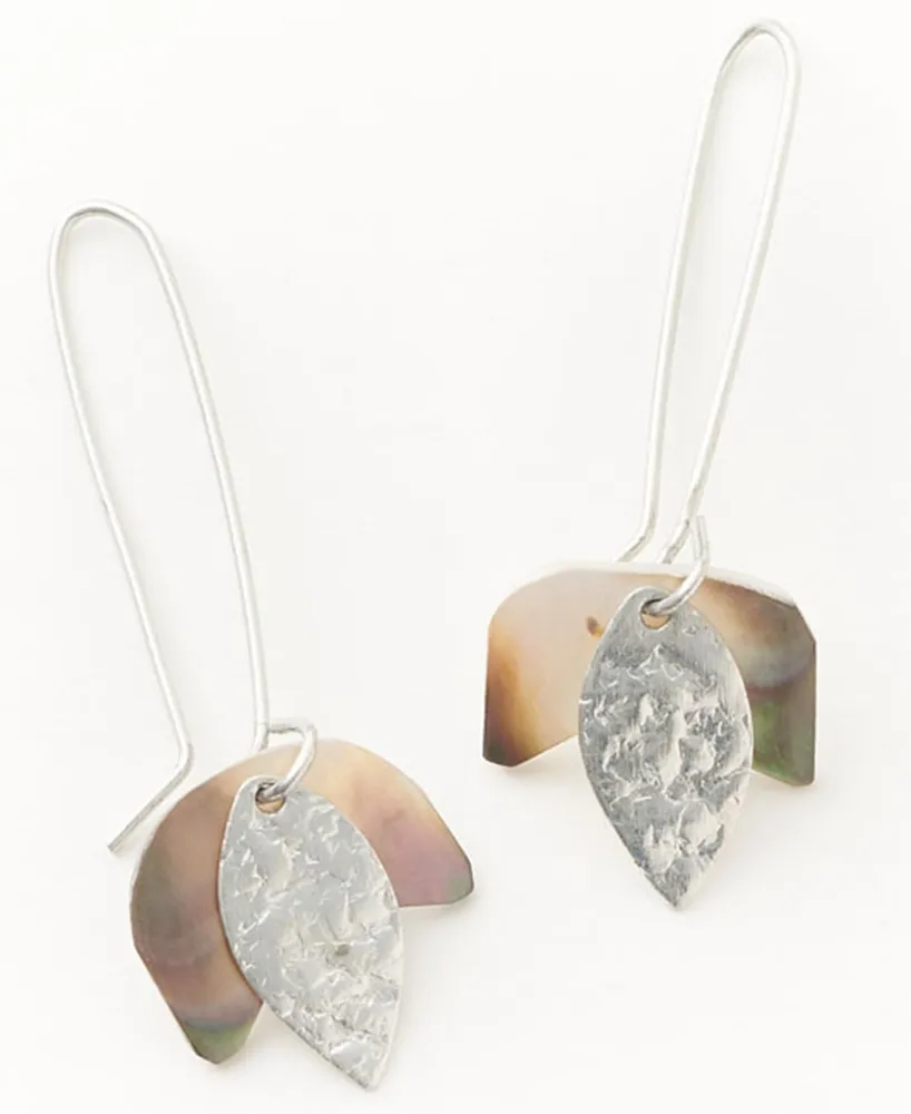 Matr Boomie Silver-Tone Tulip Earrings