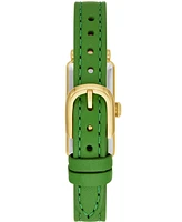 kate spade new york Women's Rosedale Three Hand Quartz Green Leather Watch 32mm