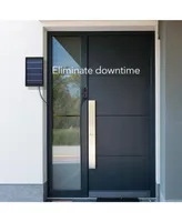 Wasserstein Solar Panel - Compatible with Blink Video Doorbell - Solar Power for Your Blink Video Doorbell (Black)