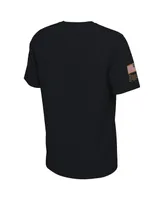 Men's Nike Black Lsu Tigers Veterans Camo T-shirt