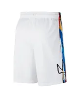 Men's Nike White Brooklyn Nets 2022/23 City Edition Swingman Shorts