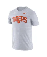 Men's Nike White Clemson Tigers 2022 Game Day Sideline Velocity Performance T-shirt