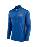 Men's Fanatics Royal Florida Gators Underdog Mindset Quarter-Zip Top