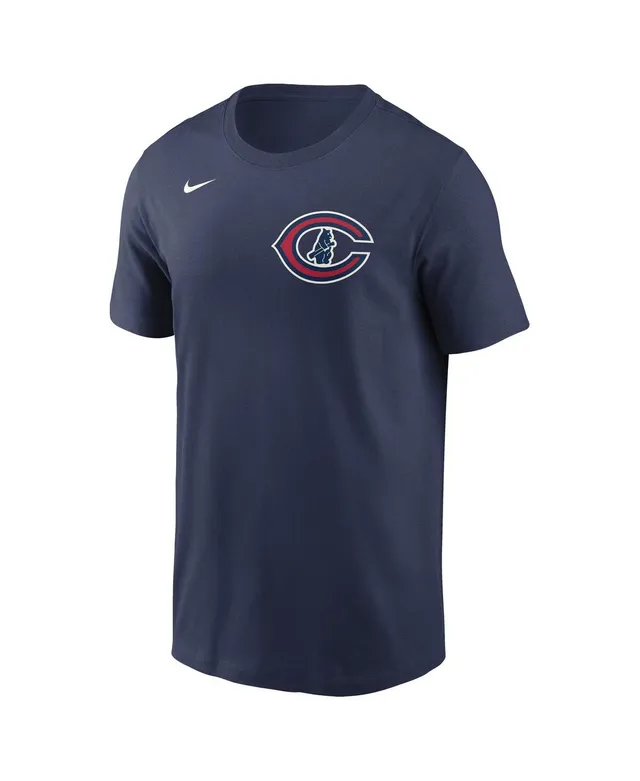 Men's Nike Heather Navy Chicago Cubs 2022 Field of Dreams Lockup Tri-Blend T-Shirt Size: Small