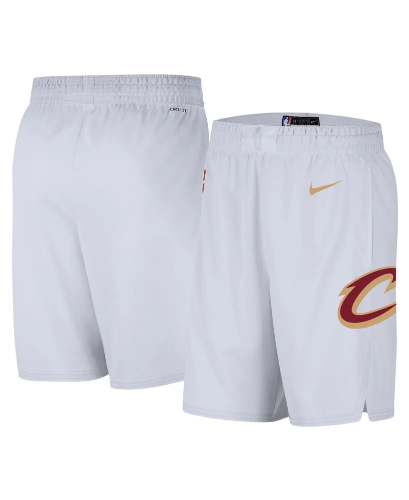 Men's Nike White Cleveland Cavaliers 2020/21 Association Edition Swingman Performance Shorts