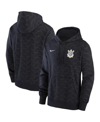 Men's Nike Black Corinthians Fleece Pullover Hoodie