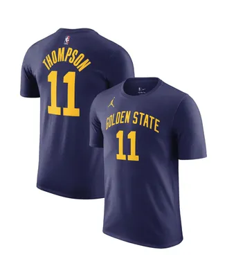 Men's Jordan Klay Thompson Navy Golden State Warriors 2022/23 Statement Edition Name and Number T-shirt