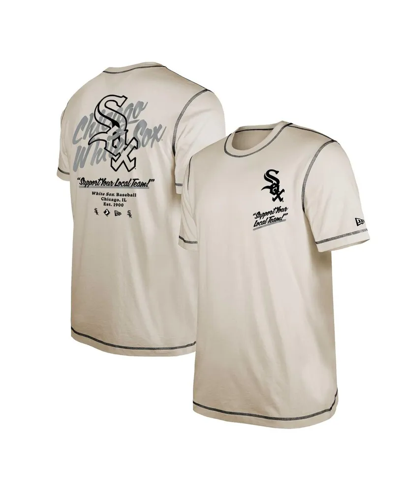 Men's New Era White Chicago White Sox Team Split T-shirt