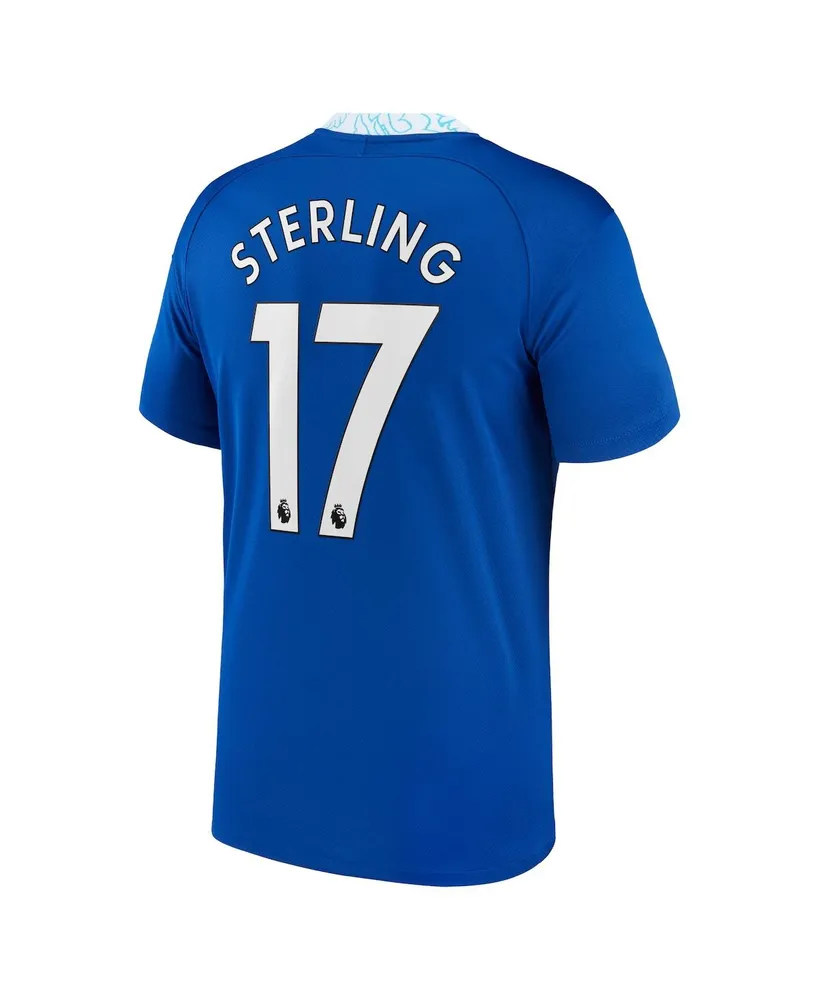 Men's Nike Raheem Sterling Blue Chelsea 2022/23 Home Breathe Stadium Replica Player Jersey