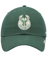 Women's '47 Brand Hunter Green Milwaukee Bucks Miata Clean Up Logo Adjustable Hat